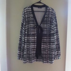 Jete Sz 2x Button Down Blouse
